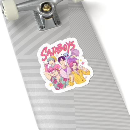 ColorFlow | Sataboys Kpop Inspired Anime Boy Band Art Vinyl Sticker