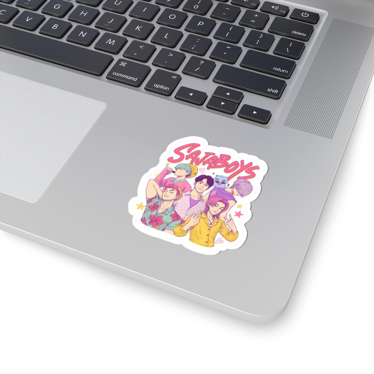 ColorFlow | Sataboys Kpop Inspired Anime Boy Band Art Vinyl Sticker