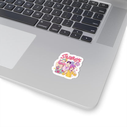 ColorFlow | Sataboys Kpop Inspired Anime Boy Band Art Vinyl Sticker