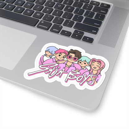 ColorFlow | Sija Boys Cute Kpop Chibi Idol Group Aesthetic Vinyl Sticker