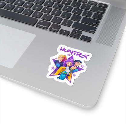 ColorFlow | Huntr K Fierce Kpop Girl Group Anime Star Design Vinyl Sticker