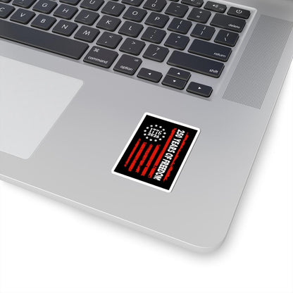 ColorFlow | 1776 to 2026 American Flag Vinyl Sticker | Patriotic Stars and Stripes Liberty Design