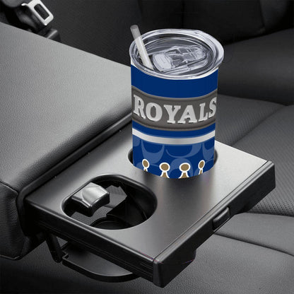 ColorFlow | Kansas City Royals Inspired Fashion 20oz Skinny Stainless Steel Tumbler With Straw Classic MLB Fan Gift