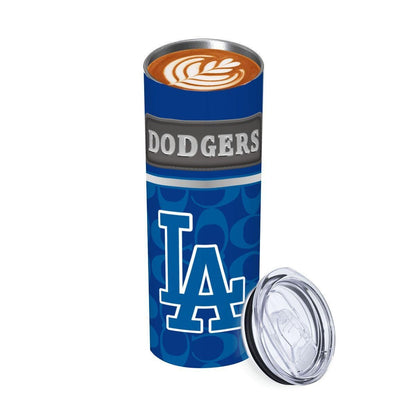 ColorFlow | Los Angeles Dodgers Inspired Fashion 20oz Skinny Stainless Steel Tumbler With Straw West Coast Baseball Drinkware