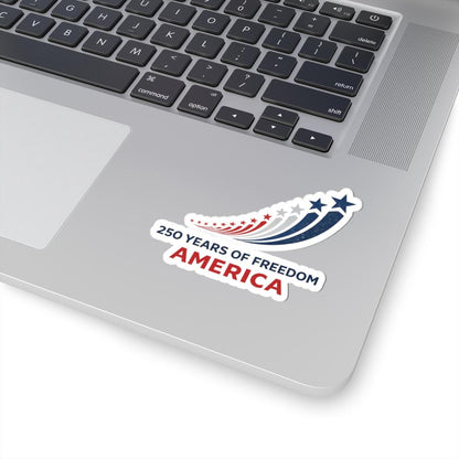 ColorFlow | 250 Years of Freedom America Patriotic Shooting Stars Vinyl Sticker