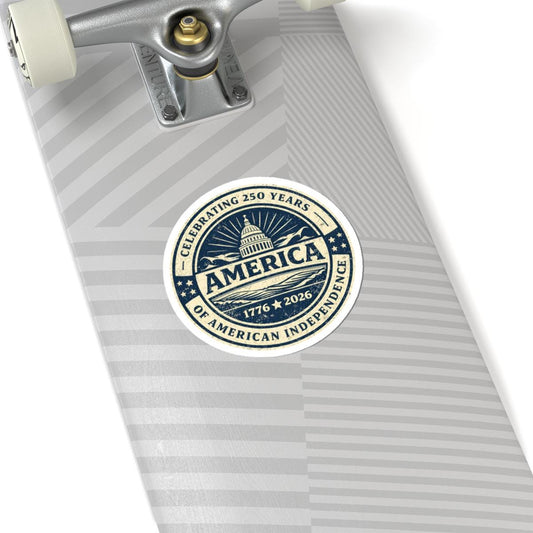 ColorFlow | Celebrating 250 Years of America Independence Patriotic Capitol Vinyl Sticker