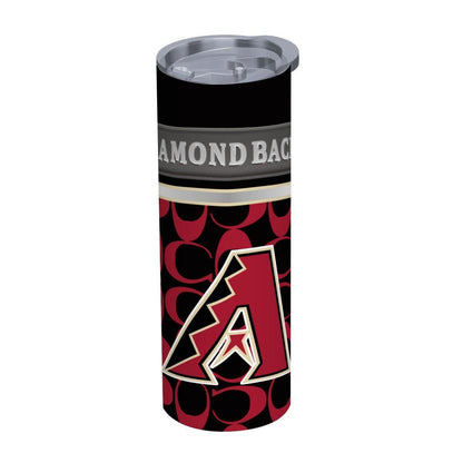 ColorFlow | Arizona Diamondbacks Inspired Fashion 20oz Skinny Stainless Steel Tumbler With Straw Bold Desert Baseball Drinkware