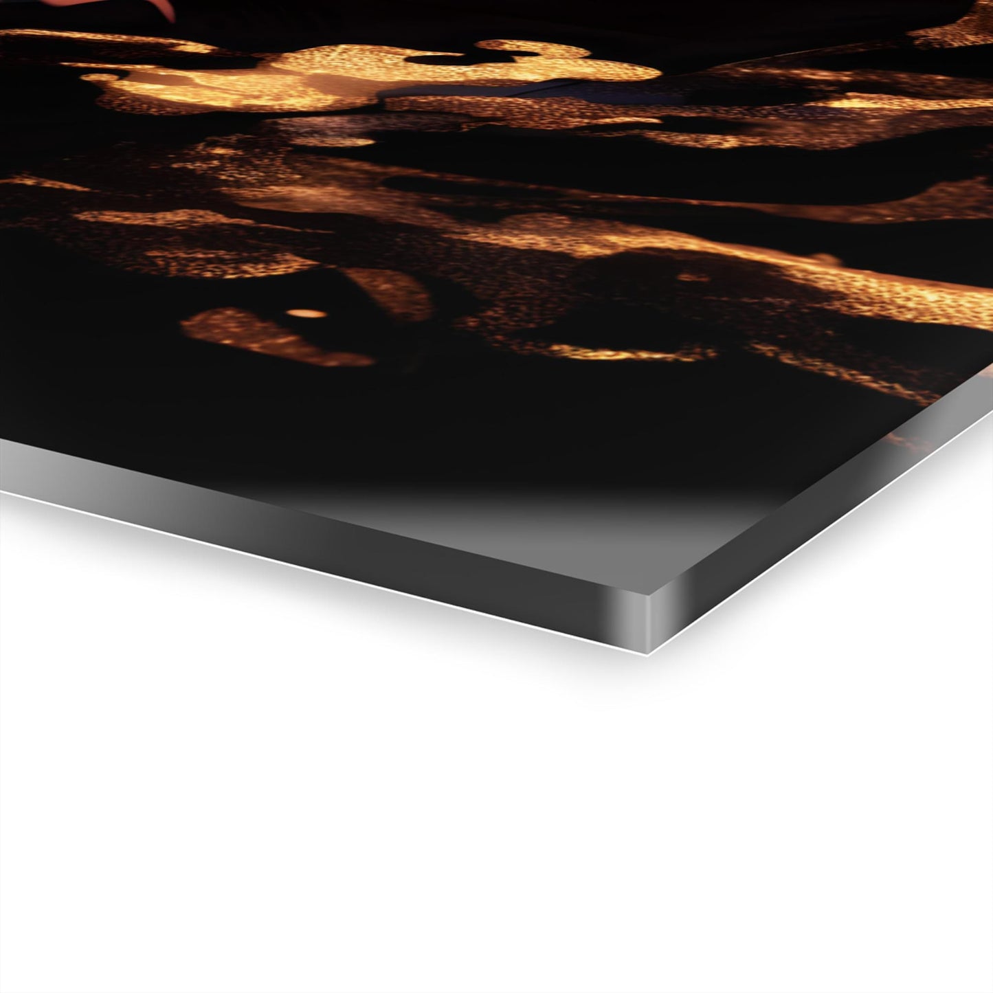 ColorFlow | Desert Sand Shinobi Anime Metal Wall Art | Golden Kazekage Manga Inspired Decor