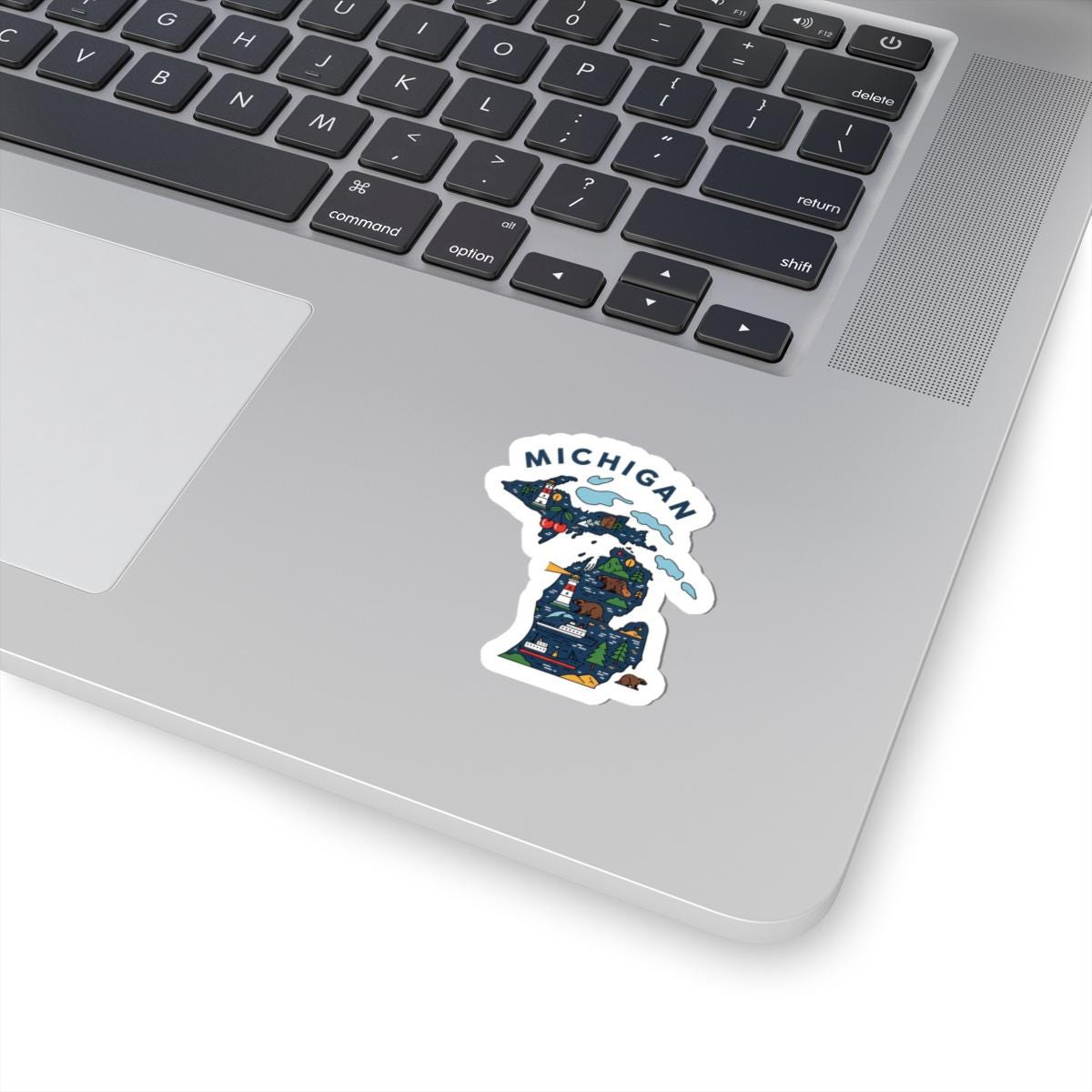 Michigan Lighthouse Sticker | Lakes State Vinyl Decal (Waterproof)