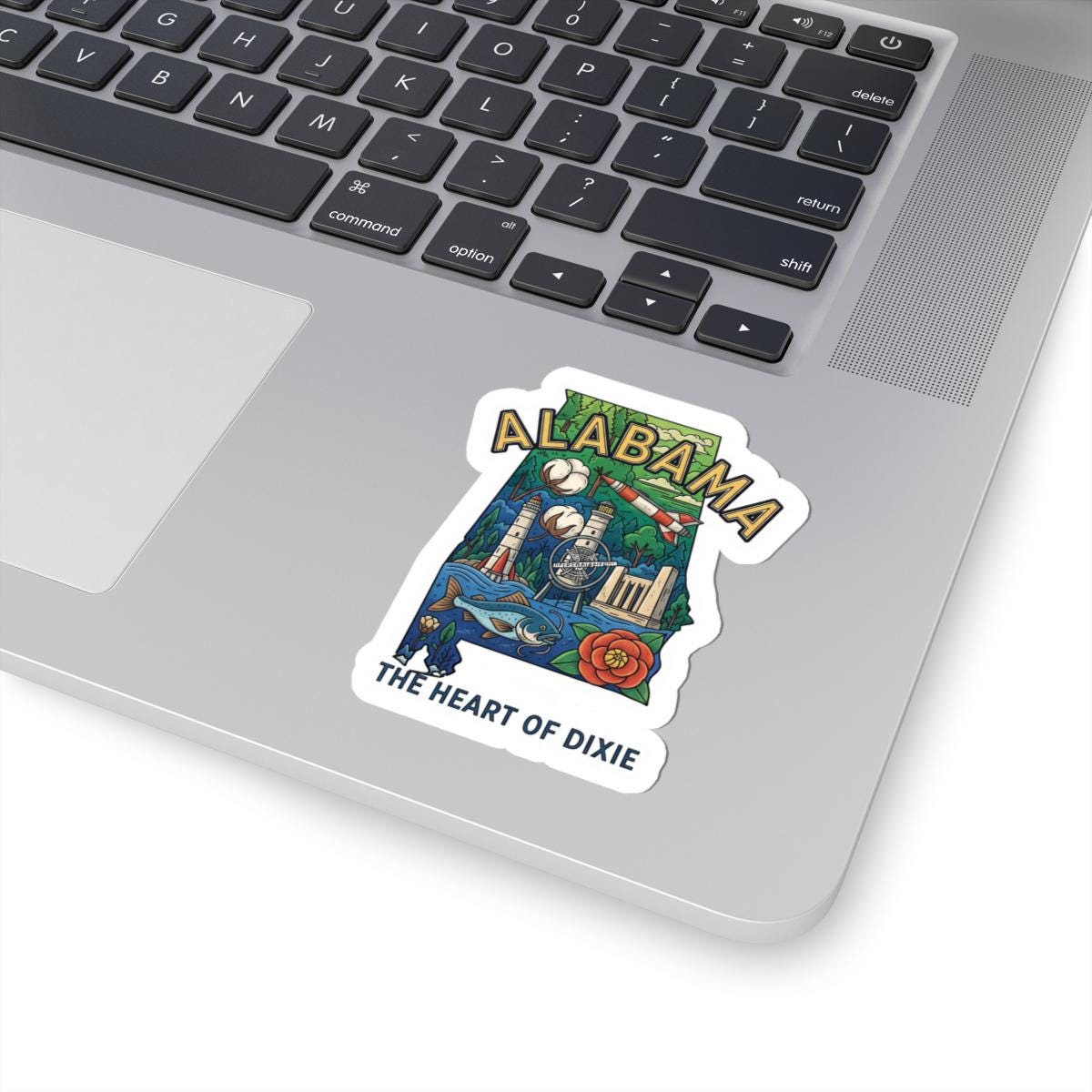 Alabama State Sticker | Waterproof Vinyl Decal for Laptops, Water Bottles