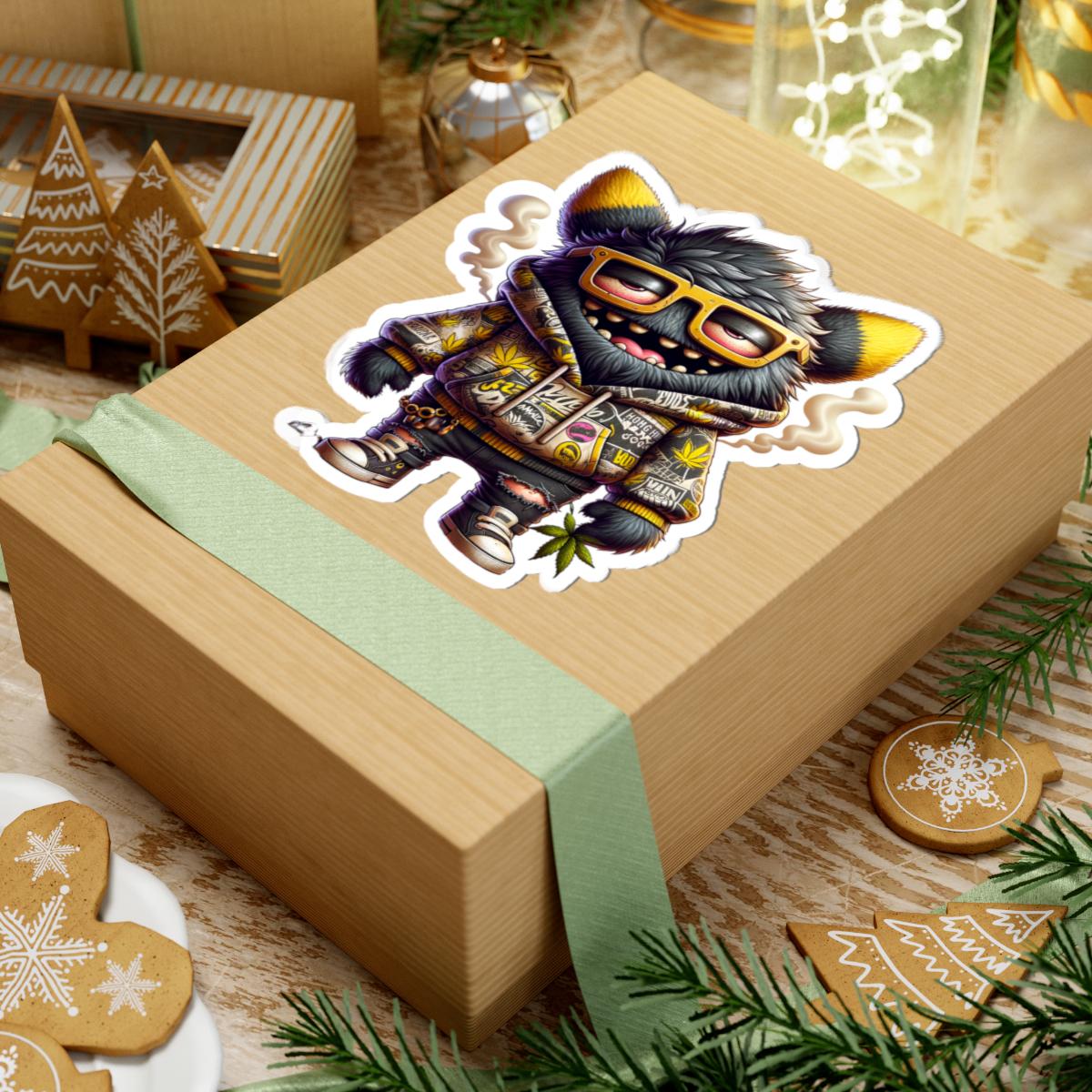 Streetwear Monster Sticker | Waterproof Vinyl Laptop Car Decor (Glossy)
