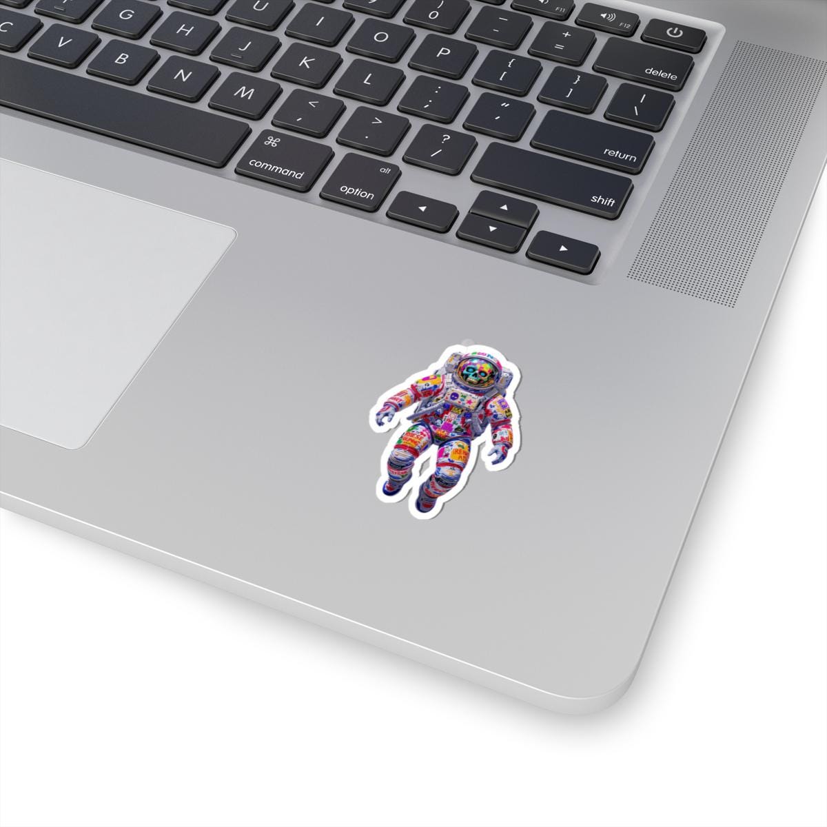 ColorFlow | Graffiti Skull Astronaut Sticker | Psychedelic Vinyl Decal for Space Rebels