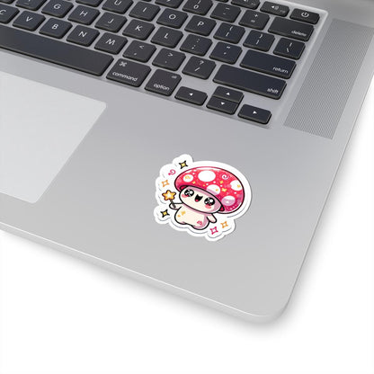 Magical Kawaii Mushroom Sticker | Fairycore Toadstool Vinyl Decal