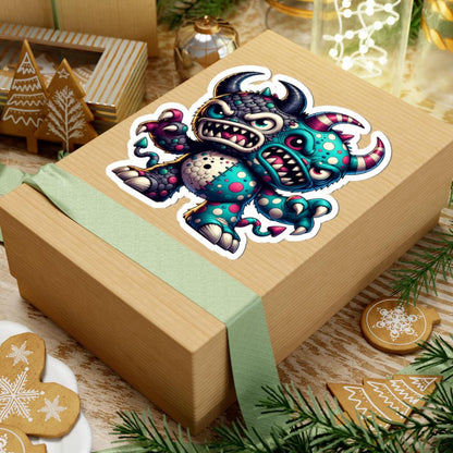ColorFlow | Two Headed Monster Vinyl Sticker for Laptops Water Bottles Notebooks | Cool Art Decal | Unique Gift for All Ages