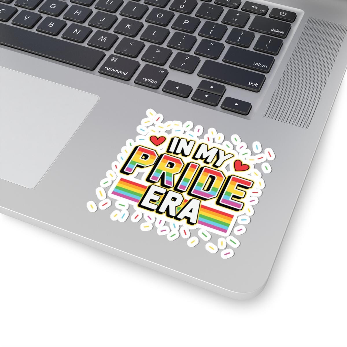 ColorFlow | In My Pride Era Sticker | Rainbow LGBTQ Vinyl Sticker | Glossy Queer Kiss Cut Sticker | Gay Pride Decor | Laptop Sticker Gift