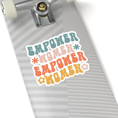 Empower Women Kiss-Cut Stickers, Feminist Laptop Decals, Inspirational Art (Glossy Finish)