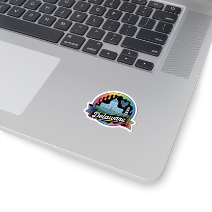 ColorFlow | Delaware Historic Capitol Coastal Vinyl Sticker | First State Landmark Travel Art Decal