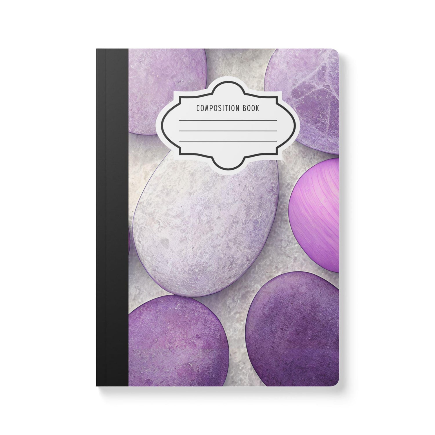 Lavender Stone Composition Notebook | College Ruled Journal, Calm Writing Diary