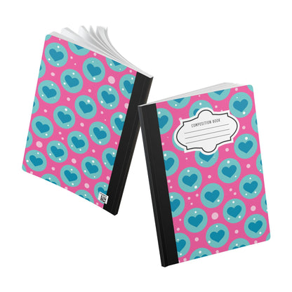 ColorFlow Blue Heart Notebook | Journaling, School, Creative Stationery