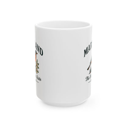 Maryland Baltimore Oriole Mug | The Old Line State Ceramic Coffee Cup