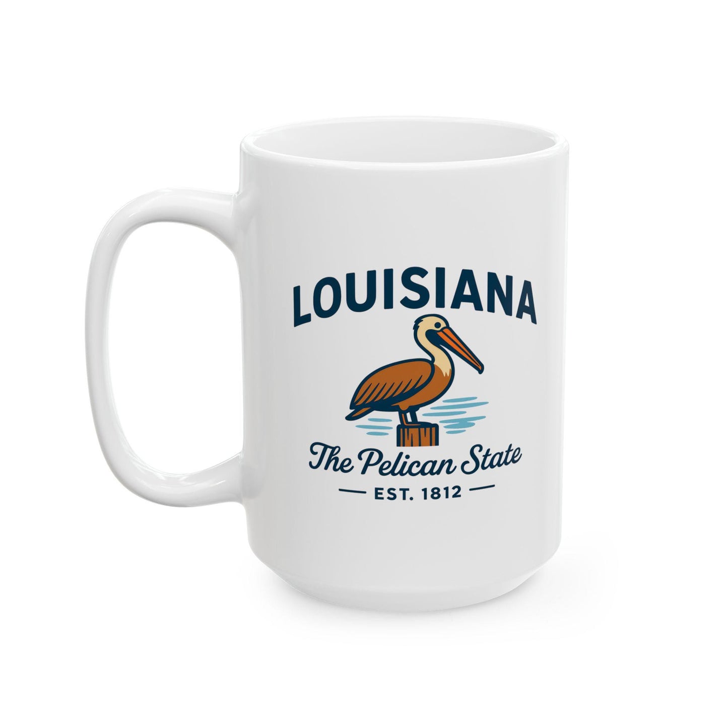 Louisiana Pelican Mug | The Pelican State Coffee Cup | Coastal Southern Gift