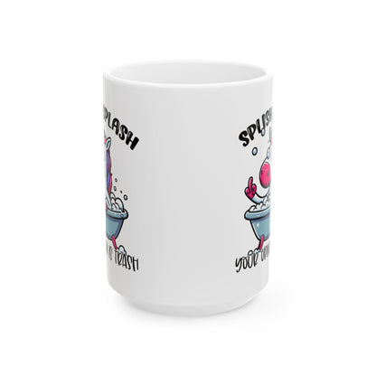 Funny Unicorn Mug | Sarcastic Coffee Cup, 15oz Ceramic (Dishwasher Safe)