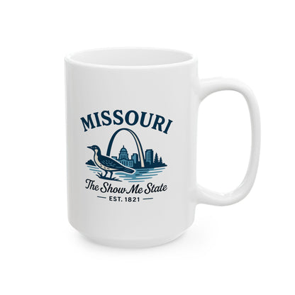 Missouri The Show Me State Mug | Gateway Arch Ceramic Coffee Cup
