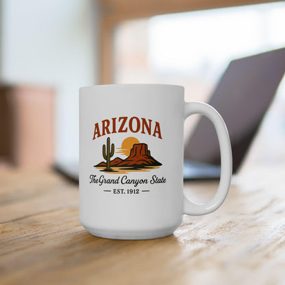 Arizona Grand Canyon State Mug | Desert Sunset Ceramic Coffee Cup