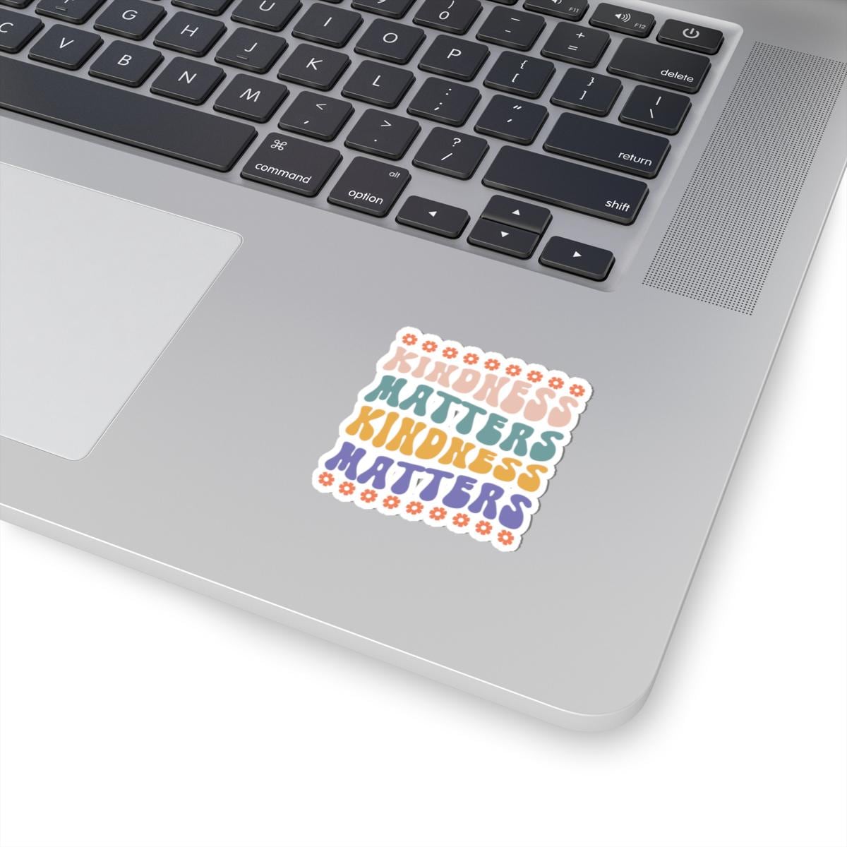 Kindness Matters Stickers | Inspirational Laptop Decals, Positive Vibe Flower Stickers