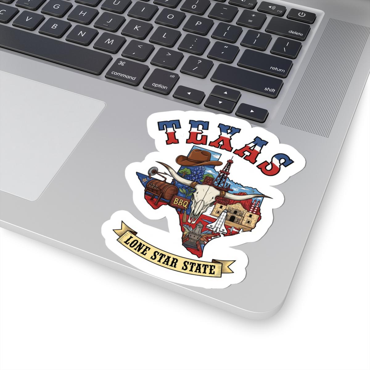Texas Lone Star State Sticker Pack | BBQ Skull Bluebonnet Art (Waterproof Vinyl)