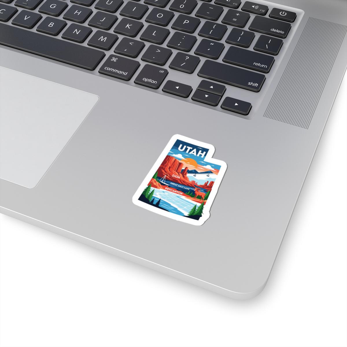 Utah National Parks Sticker Pack | Zion, Bryce Canyon, Salt Lake Vinyl Art (Waterproof)