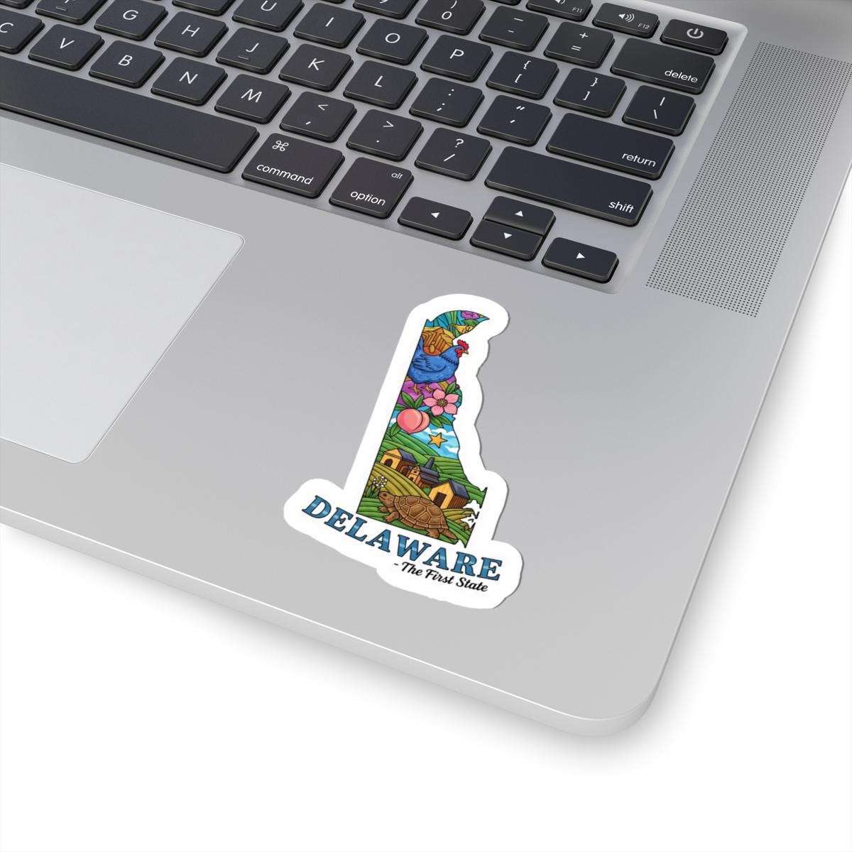Delaware State Sticker | The First State Decal, Waterproof Vinyl Art (USA)