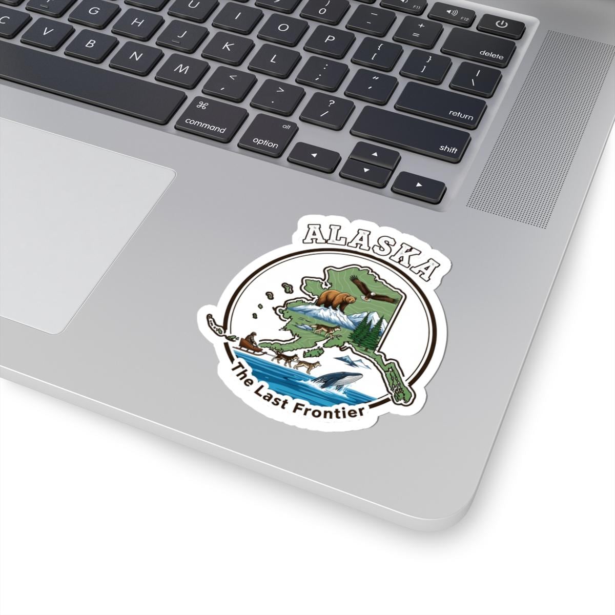 Alaska The Last Frontier Vinyl Sticker | Waterproof Durable Decal USA