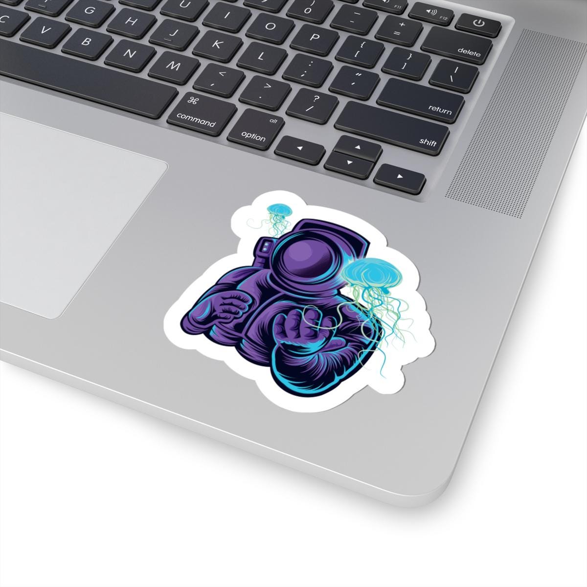 Astronaut Jellyfish Sticker | Cosmic Ocean Vinyl Decal (Waterproof)