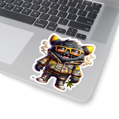 Streetwear Monster Sticker | Waterproof Vinyl Laptop Car Decor (Glossy)