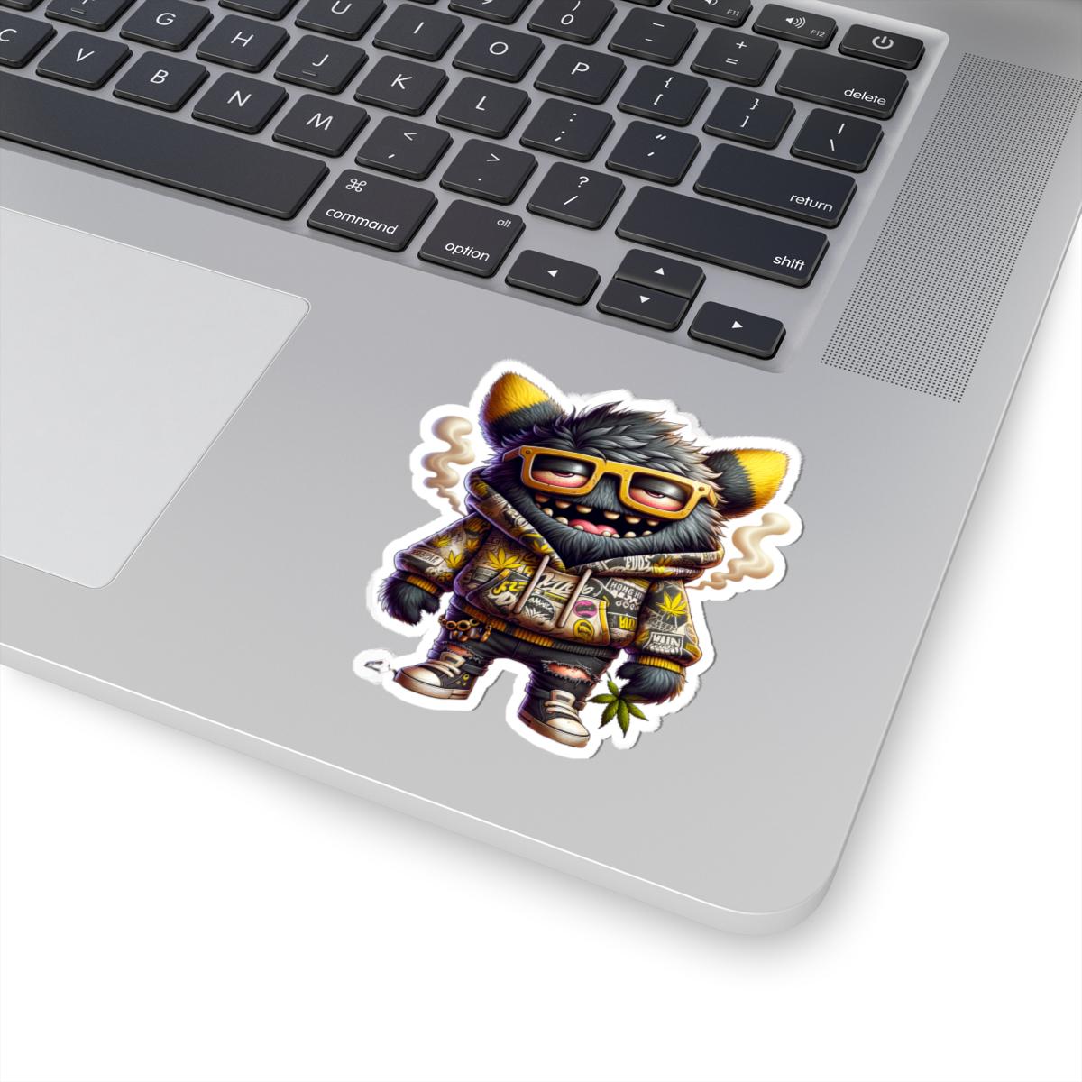 Streetwear Monster Sticker | Waterproof Vinyl Laptop Car Decor (Glossy)