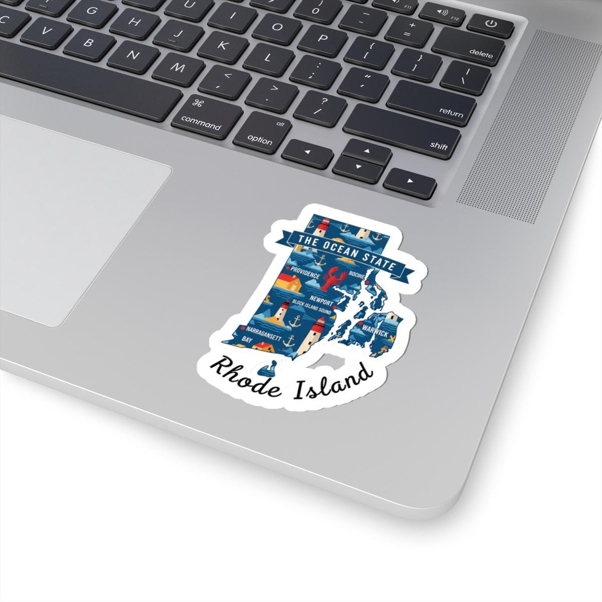 Rhode Island Sticker Pack | Ocean State Lighthouses, Lobster Art (Waterproof Vinyl)