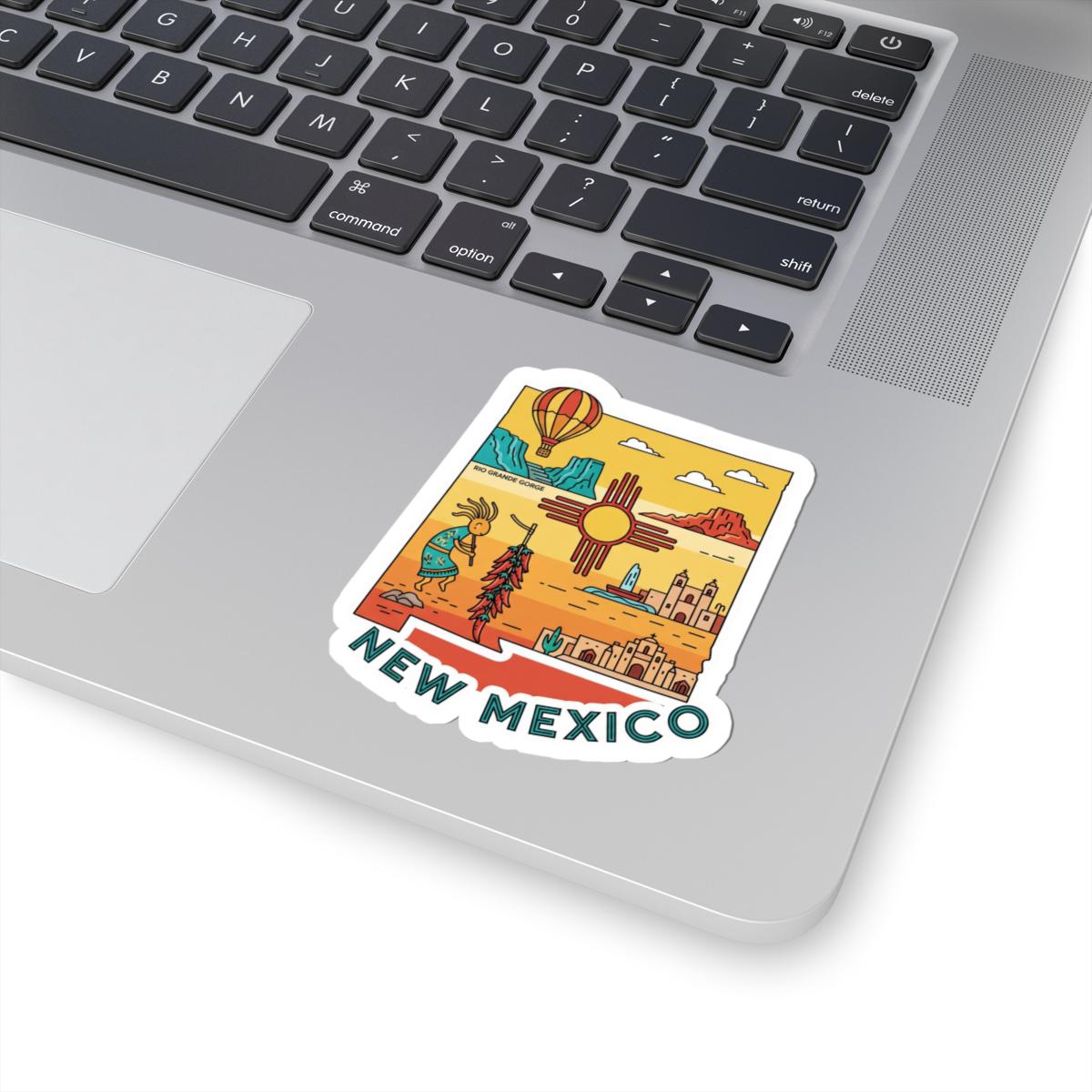 New Mexico State Vinyl Sticker | Waterproof Southwest Art Decal