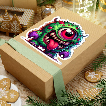 ColorFlow Monster Vinyl Sticker | Waterproof Art Decal for Laptops, Bottles