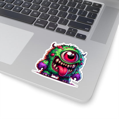 ColorFlow Monster Vinyl Sticker | Waterproof Art Decal for Laptops, Bottles