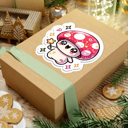 Magical Kawaii Mushroom Sticker | Fairycore Toadstool Vinyl Decal
