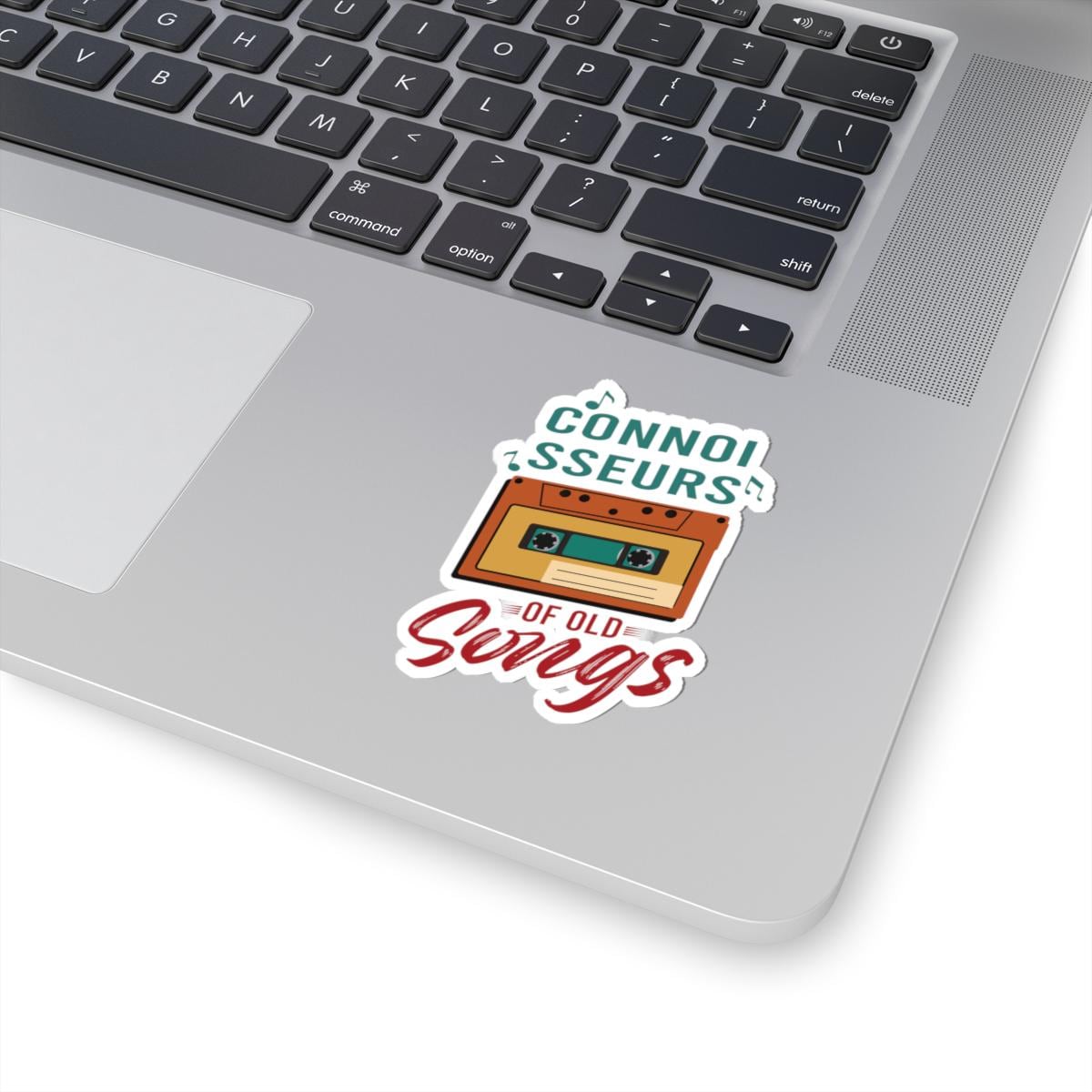 ColorFlow | Connoisseurs of Old Songs Vinyl Sticker | Retro Cassette Tape Classic Music Nostalgia Design