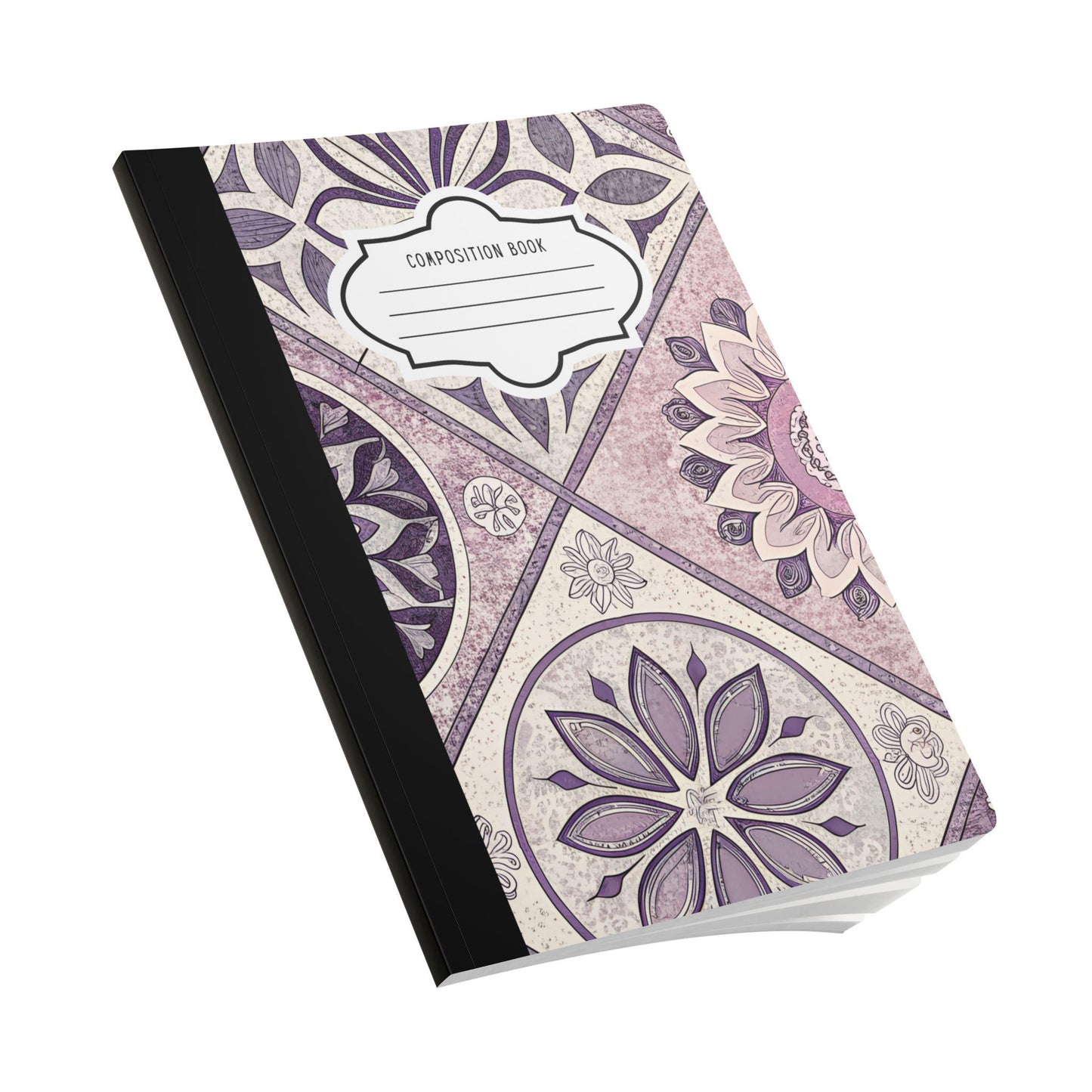ColorFlow Mandala Bloom Composition Notebook | Floral College Ruled Journal