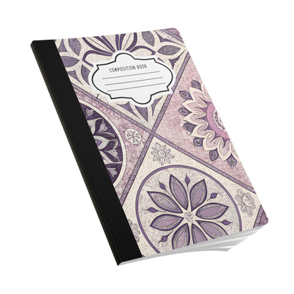 ColorFlow Mandala Bloom Composition Notebook | Floral College Ruled Journal