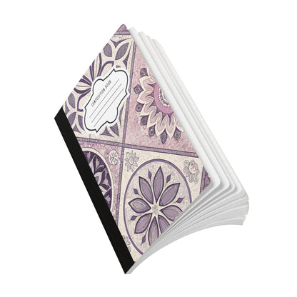 ColorFlow Mandala Bloom Composition Notebook | Floral College Ruled Journal