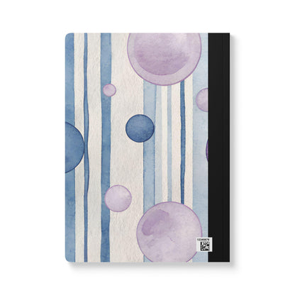 Indigo Bubble Composition Notebook | Watercolor College Ruled Journal