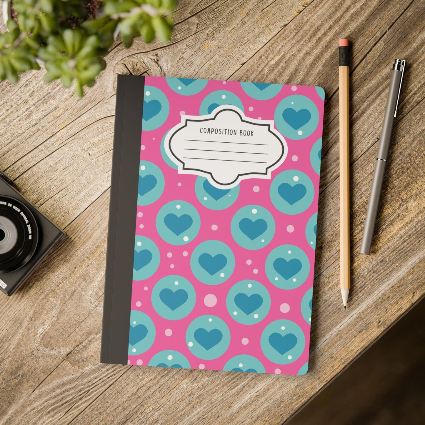 ColorFlow Blue Heart Notebook | Journaling, School, Creative Stationery