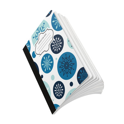 Snowflake Circles Composition Notebook | College Ruled Journal for School, Office, Holiday Writing