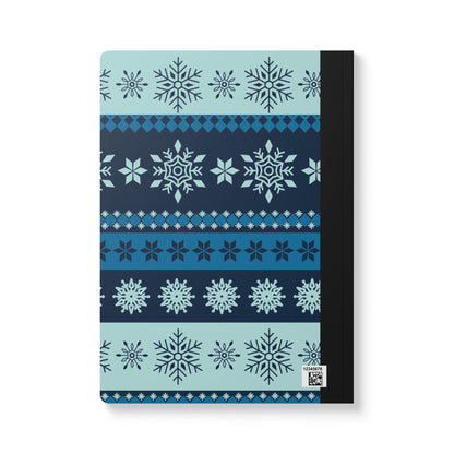 Striped Snowflake Composition Notebook | College Ruled Journal for School, Office, Writing