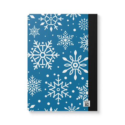 Blue Snowflake Composition Notebook | College Ruled Journal for School, Office, Writing